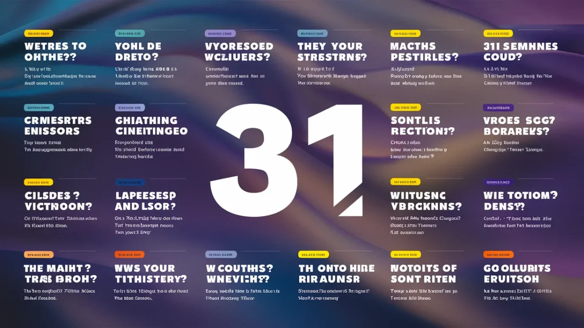 Bedeutung von 31 – Herkunft, Symbolik und Verwendung im Alltag einfach erklärt