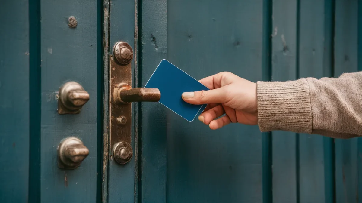 Tür öffnen mit Karte – Funktioniert die Methode wirklich? Anleitung, Risiken und rechtliche Hinweise