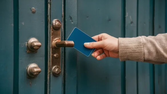 Tür öffnen mit Karte