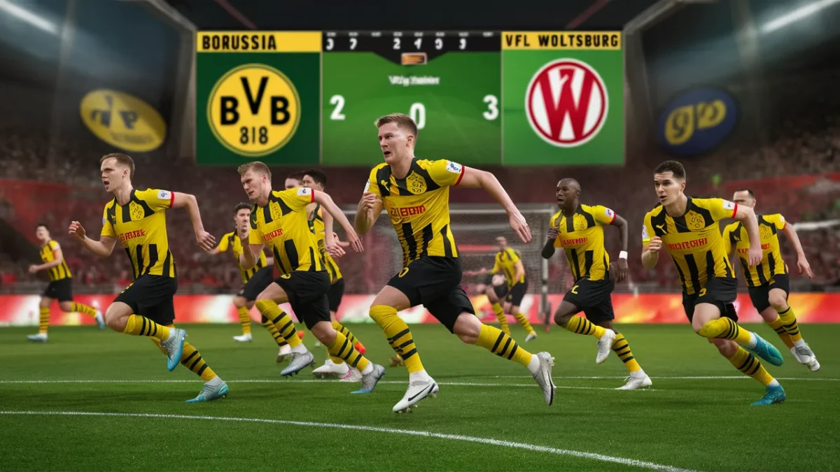Teilnehmer: Borussia Dortmund gegen VfL Wolfsburg Tabelle